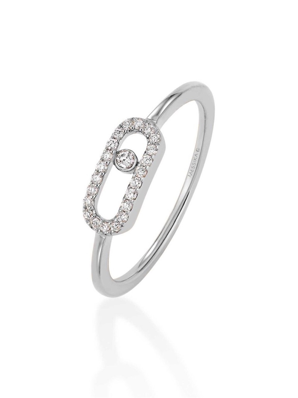 Messika
Move Uno Small White Gold and Diamond Ring